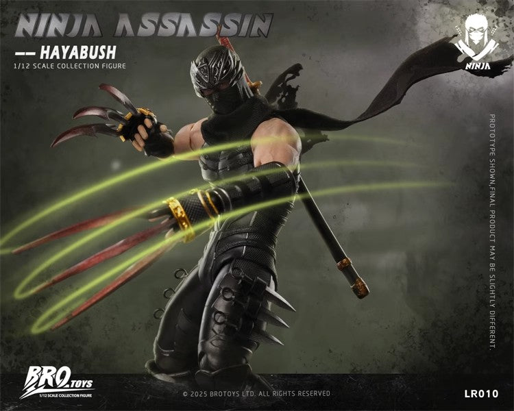 BroToys - 1:12 Ninja Assassin Hayabush Action Figure - inshobby.com