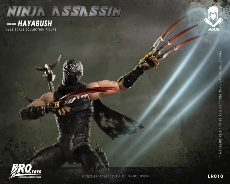 BroToys - 1:12 Ninja Assassin Hayabush Action Figure - inshobby.com