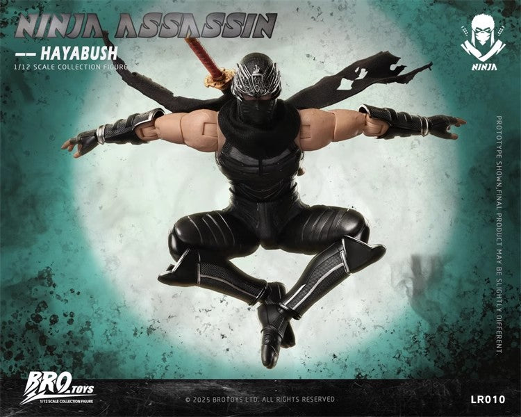 BroToys - 1:12 Ninja Assassin Hayabush Action Figure - inshobby.com