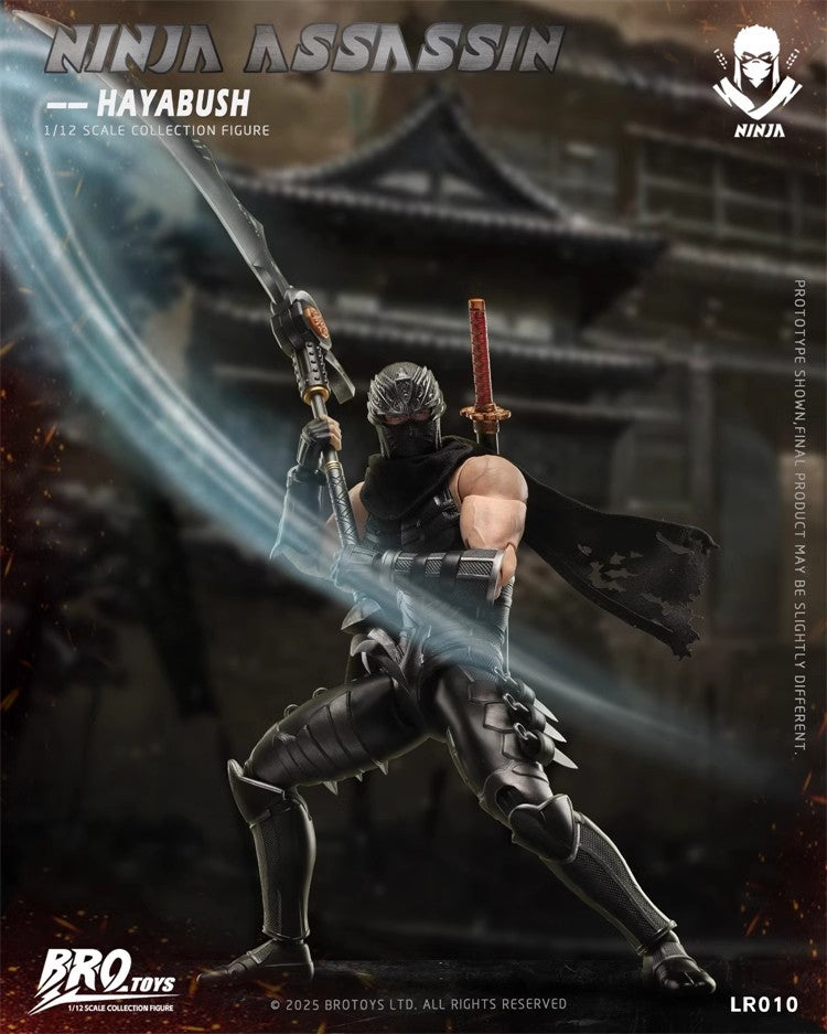 BroToys - 1:12 Ninja Assassin Hayabush Action Figure - inshobby.com