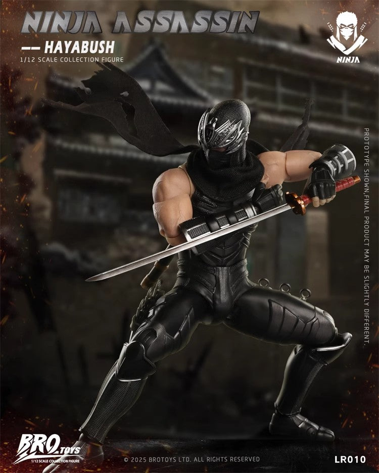 BroToys - 1:12 Ninja Assassin Hayabush Action Figure - inshobby.com