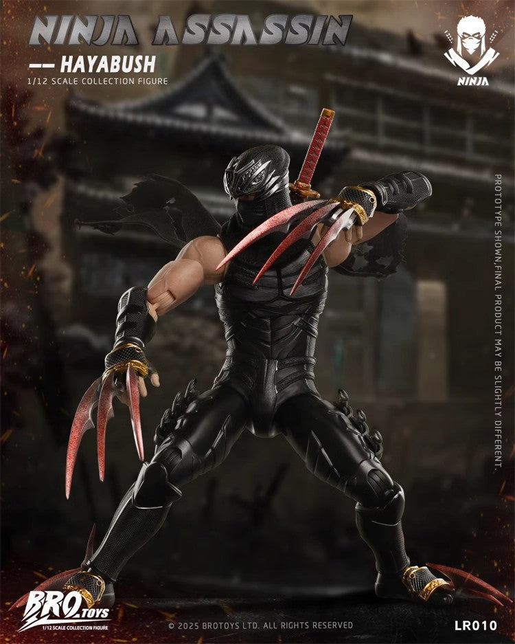 BroToys - 1:12 Ninja Assassin Hayabush Action Figure - inshobby.com