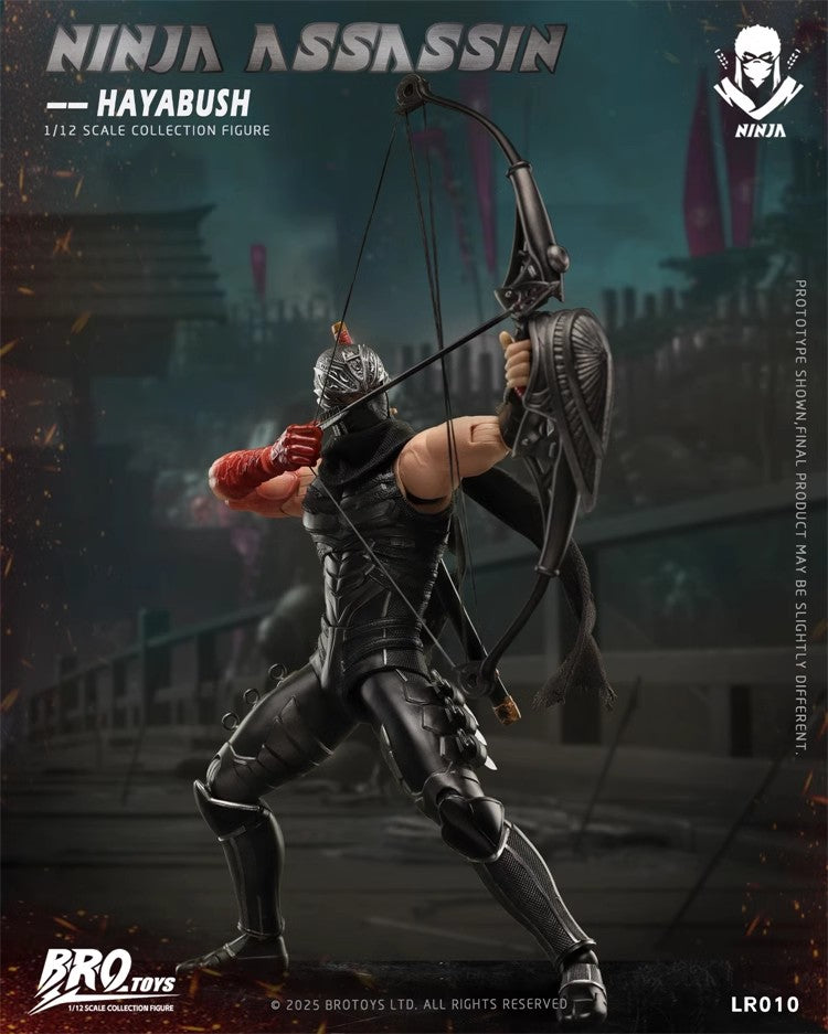 BroToys - 1:12 Ninja Assassin Hayabush Action Figure - inshobby.com