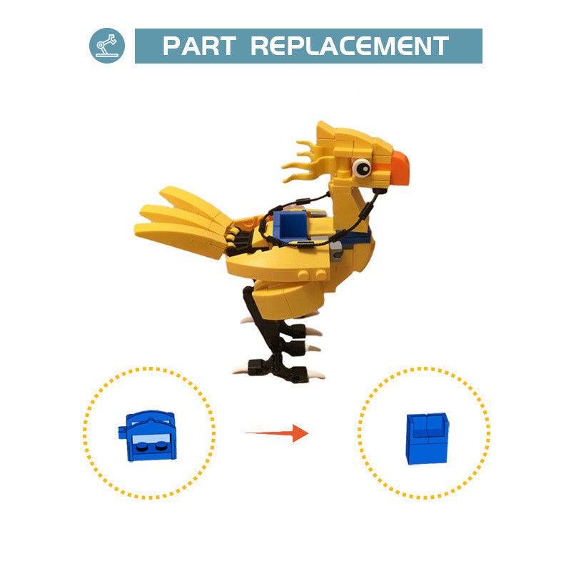 BuildMoc - Chocobo Building Blocks - inshobby.com