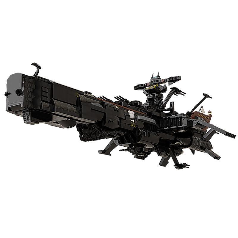 BuildMoc - Death Shadow Space Battleship Building Blocks - inshobby.com