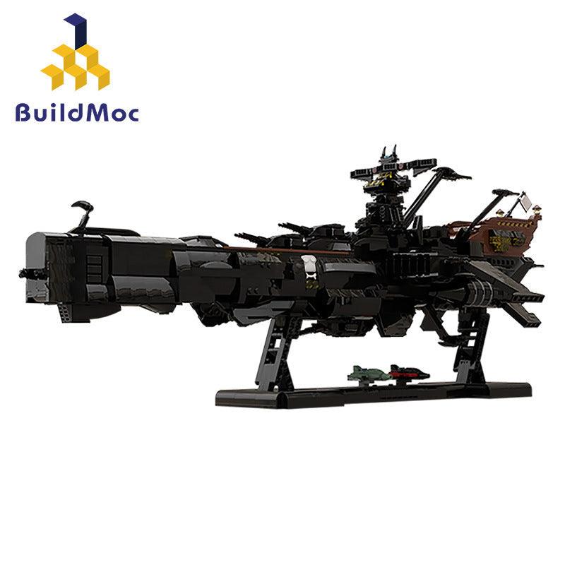 BuildMoc - Death Shadow Space Battleship Building Blocks - inshobby.com