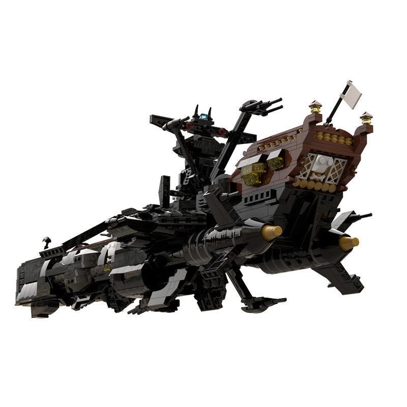 BuildMoc - Death Shadow Space Battleship Building Blocks - inshobby.com