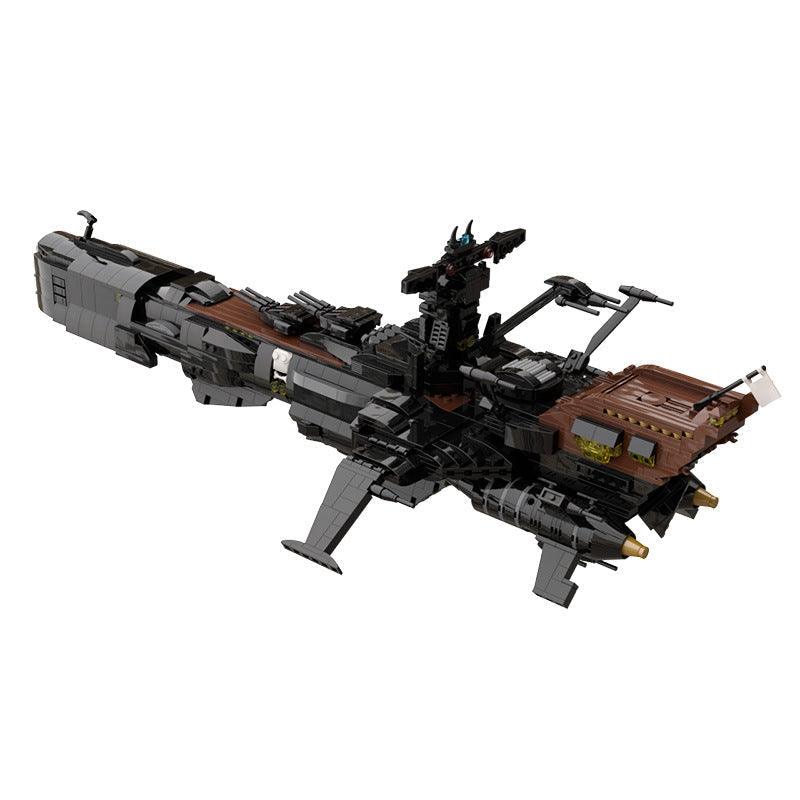 BuildMoc - Death Shadow Space Battleship Building Blocks - inshobby.com