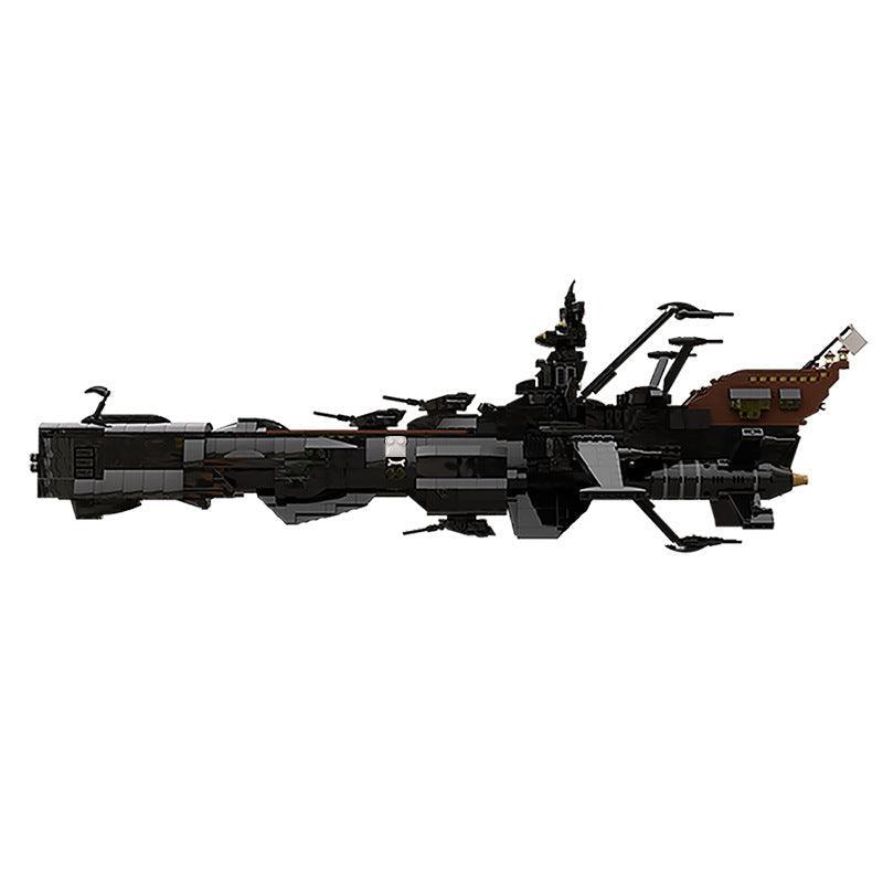 BuildMoc - Death Shadow Space Battleship Building Blocks - inshobby.com