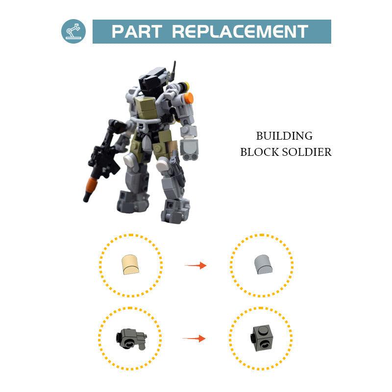 BuildMoc - Rapid Response Suit Soldier Building Blocks - inshobby.com