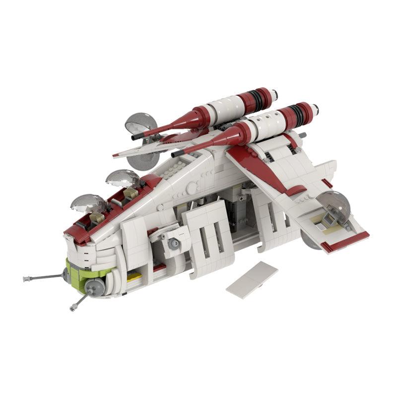 BuildMoc - Republic Attack Gunship Building Blocks - inshobby.com