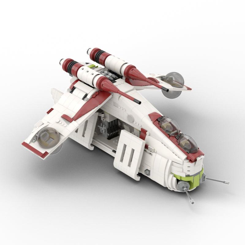 BuildMoc - Republic Attack Gunship Building Blocks - inshobby.com