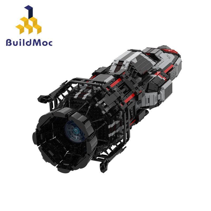 BuildMoc - Rocinante Corvette-Class Light Frigate Building Blocks - inshobby.com