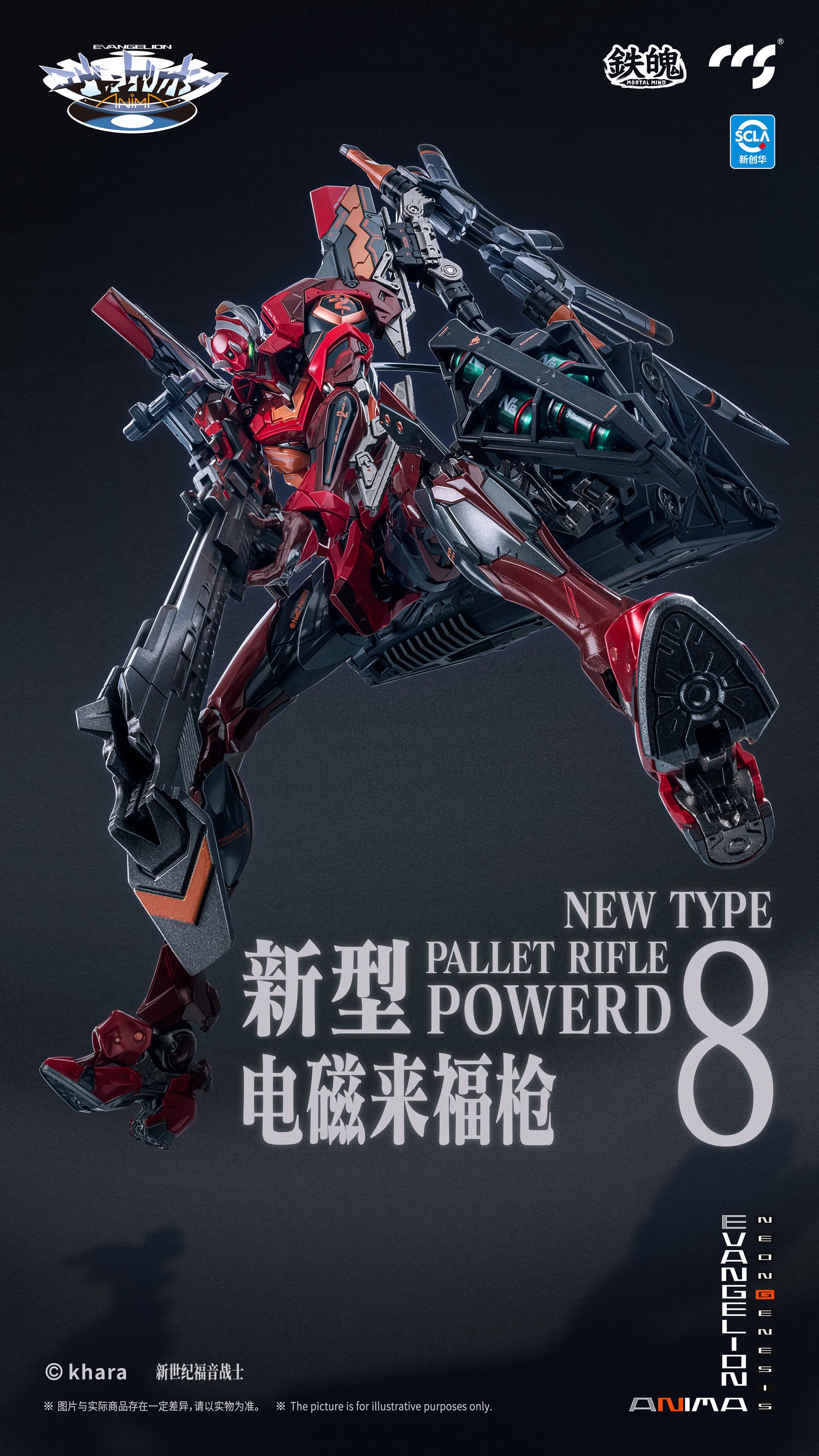 CCS Toys - Evangelion EVA Unit-02 Type-II Gokin Action Figure - inshobby.com