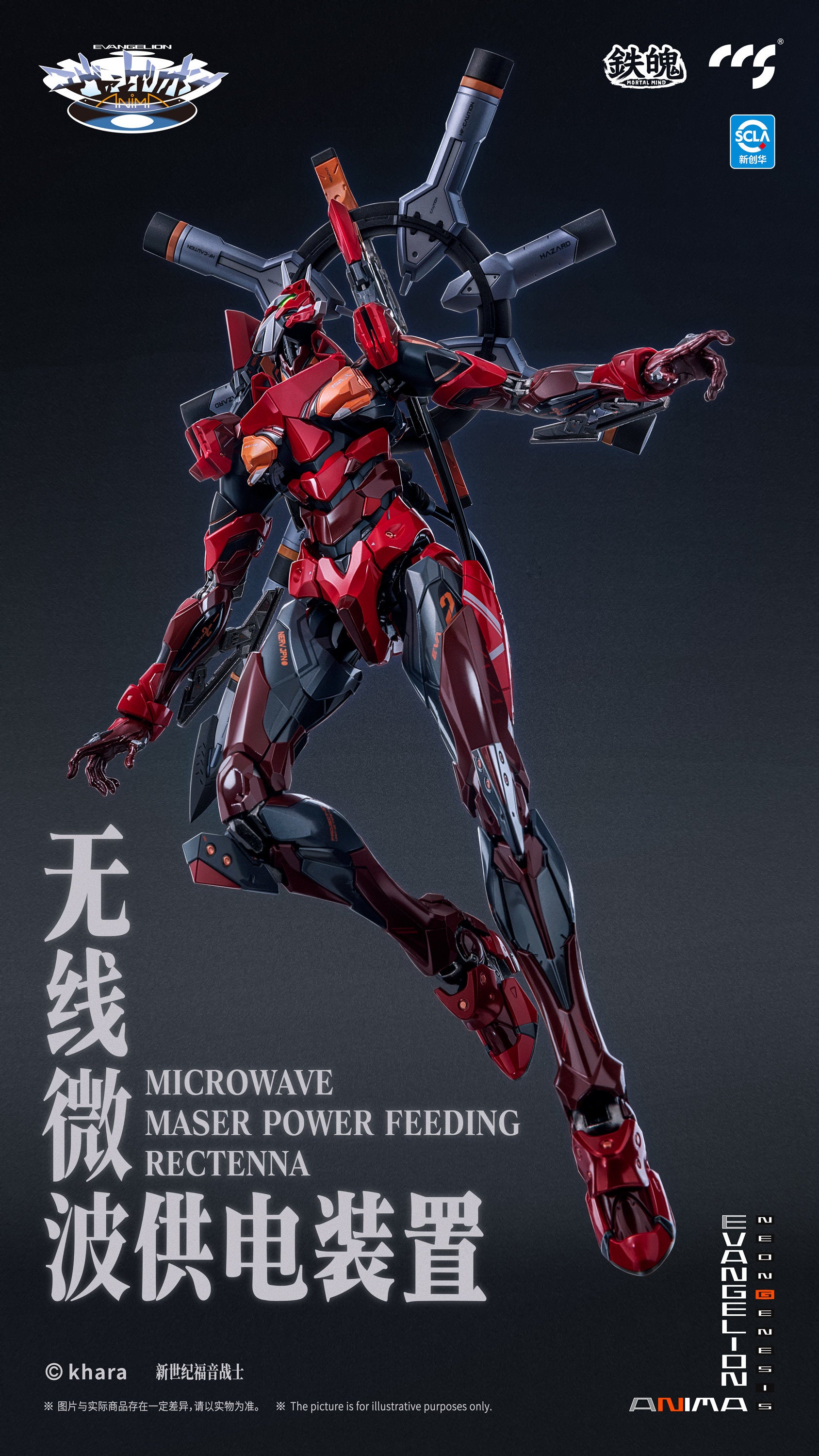 CCS Toys - Evangelion EVA Unit-02 Type-II Gokin Action Figure - inshobby.com