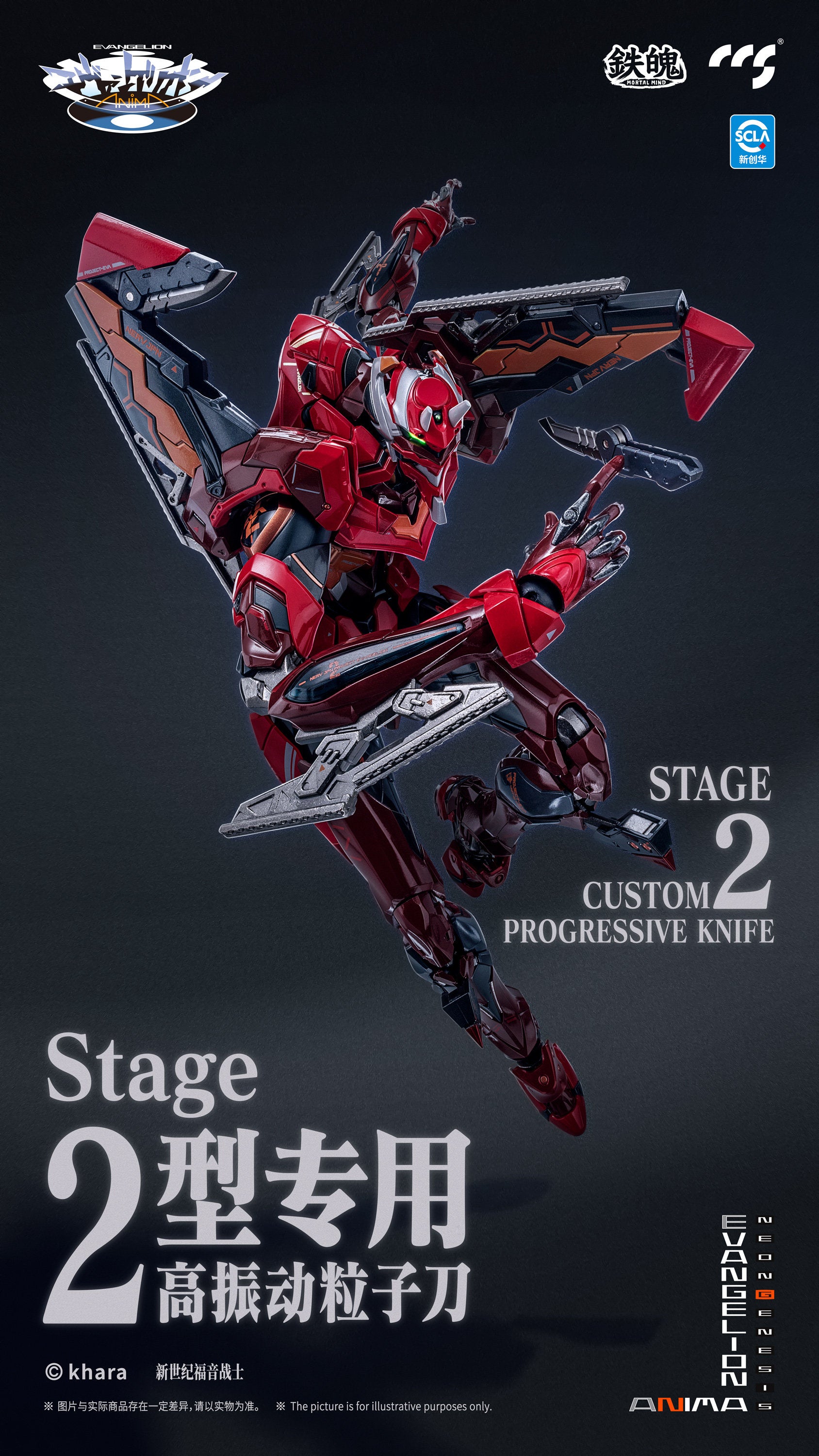 CCS Toys - Evangelion EVA Unit-02 Type-II Gokin Action Figure - inshobby.com