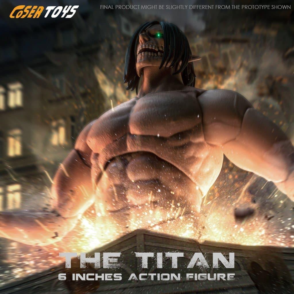 Coser Toys - 1:12 Eren Yeager Titan Form Action Figure - inshobby.com