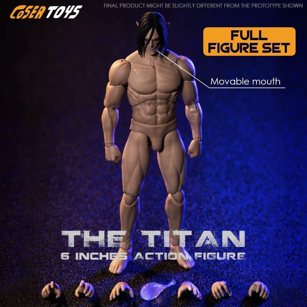 Coser Toys - 1:12 Eren Yeager Titan Form Action Figure - inshobby.com