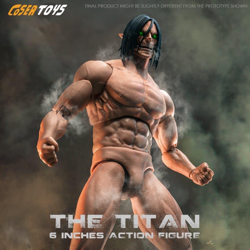 Coser Toys - 1:12 Eren Yeager Titan Form Action Figure - inshobby.com