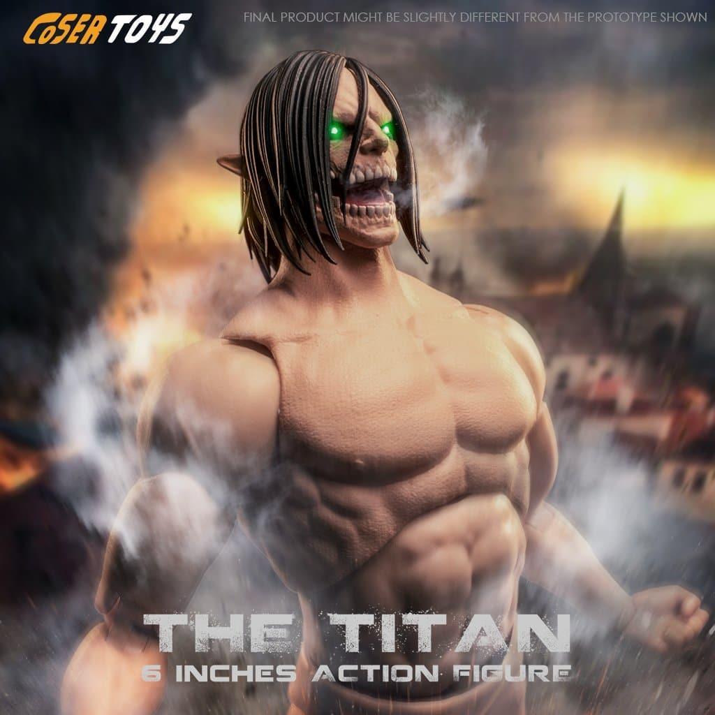 Coser Toys - 1:12 Eren Yeager Titan Form Action Figure - inshobby.com