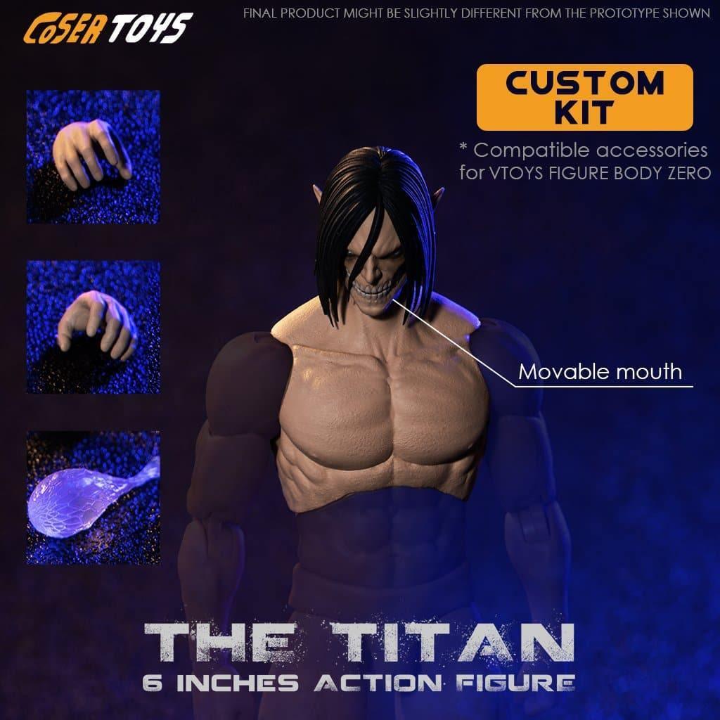 Coser Toys - 1:12 Eren Yeager Titan Form Action Figure - inshobby.com