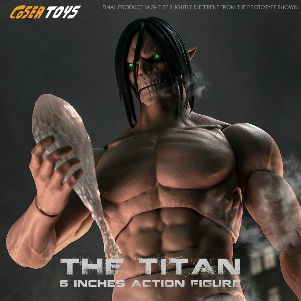 Coser Toys - 1:12 Eren Yeager Titan Form Action Figure - inshobby.com
