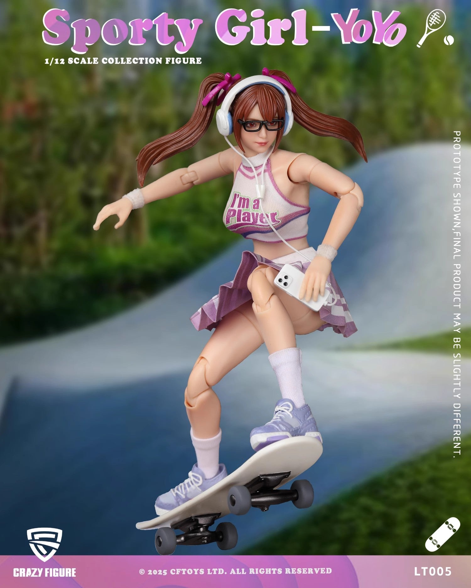 Crazy Figure - 1:12 Sporty Girl YoYo Action Figure - inshobby.com