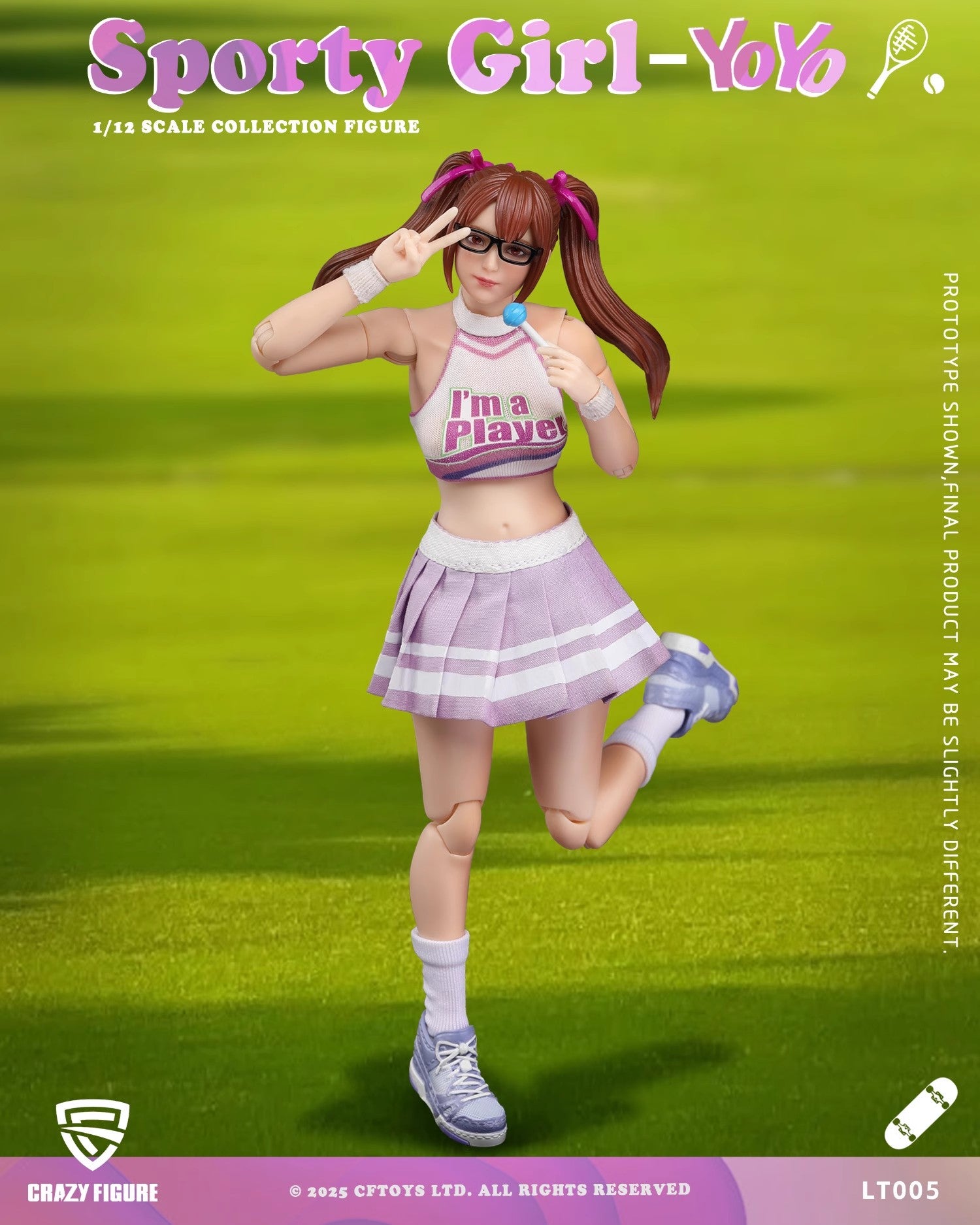 Crazy Figure - 1:12 Sporty Girl YoYo Action Figure - inshobby.com