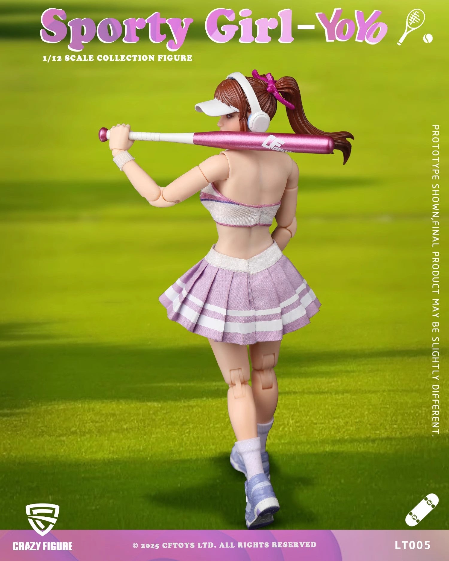 Crazy Figure - 1:12 Sporty Girl YoYo Action Figure - inshobby.com