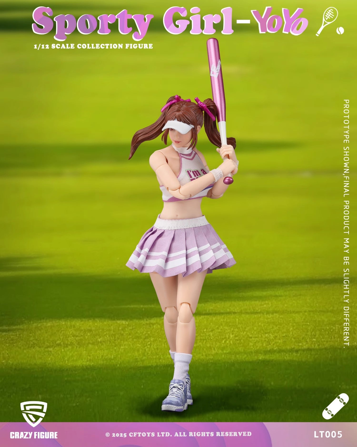 スポーティーガール ヨーヨー 1:12 Sporty Girl YoYo Action Figure