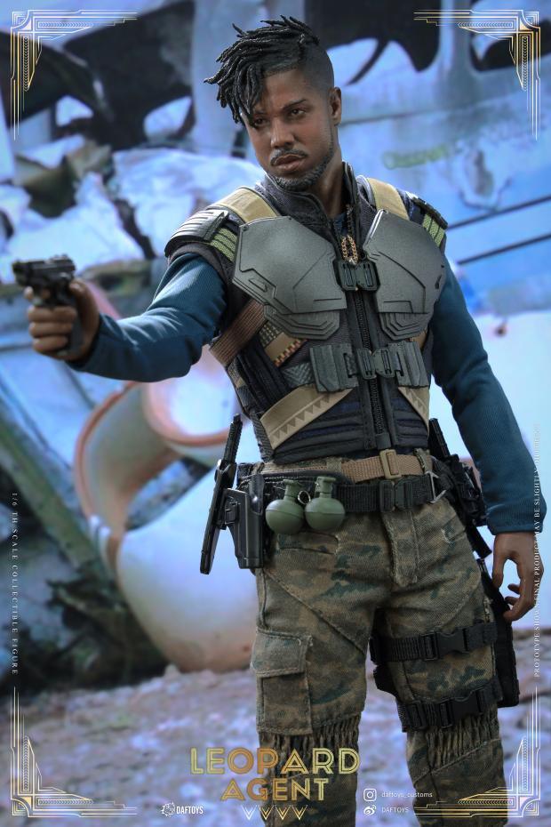 DAFTOYS - 1:6 Leopard Agent Action Figure - inshobby.com