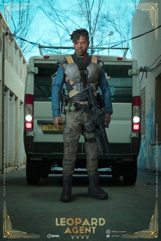 DAFTOYS - 1:6 Leopard Agent Action Figure - inshobby.com