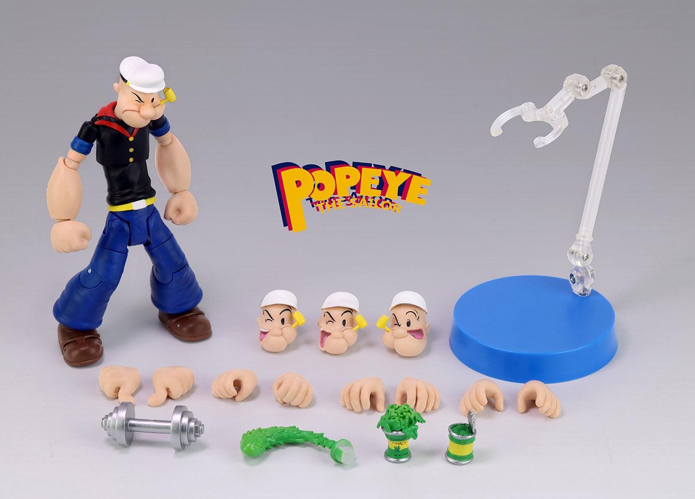Popeye figurines articulées 5 Points Deluxe Box Set 9 cm action figure Popeye figurines articulées 5 Points Deluxe Box Set 9 cm action figure