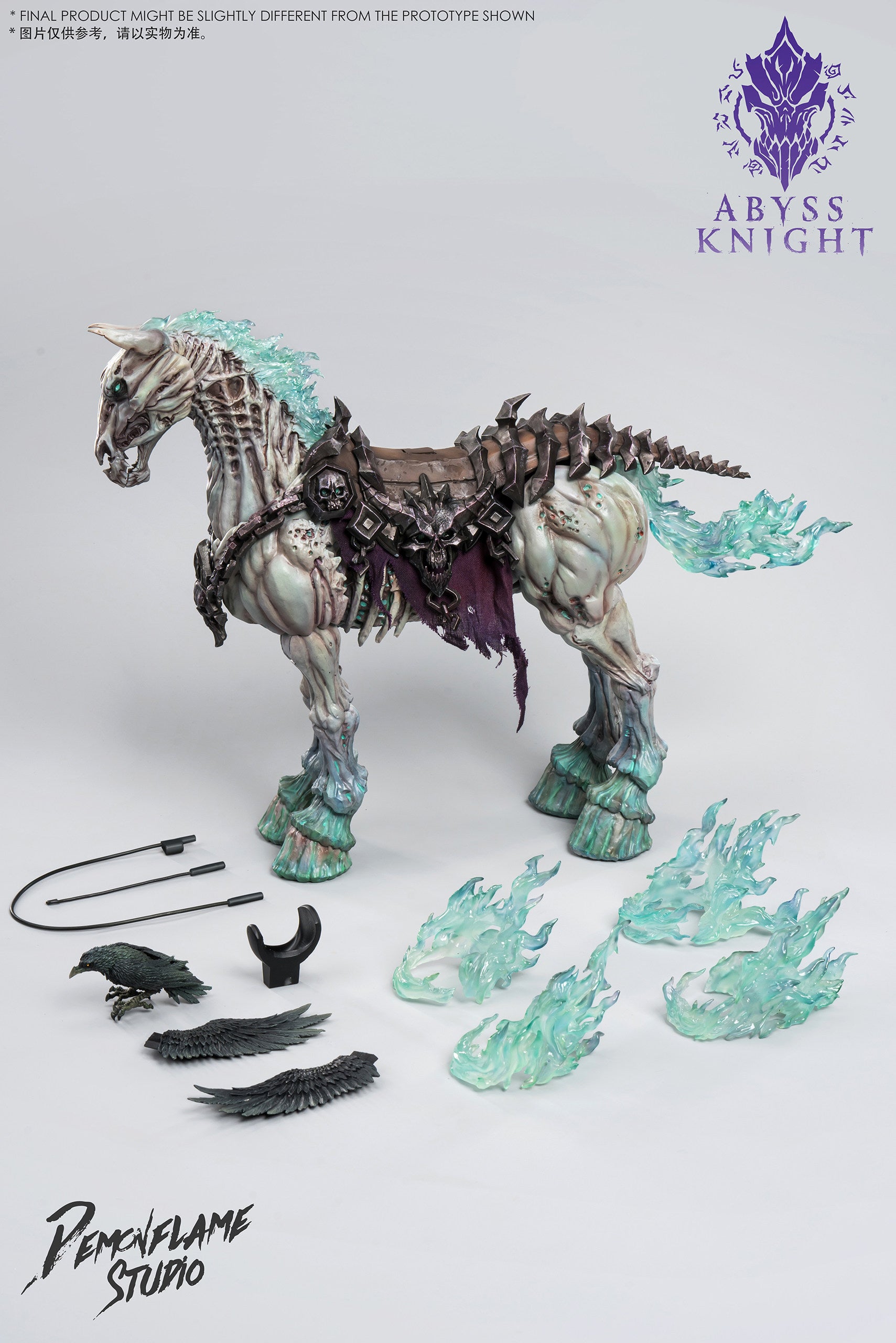 1:12 Abyss Knight & Horse Set Action Figure