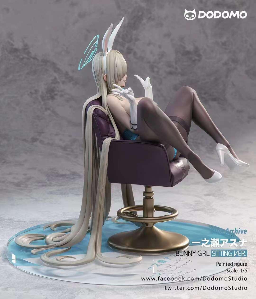 Dodomo - 1:6 Ichinose Asuna Bunny Girl Sitting Version Figure Statue - inshobby.com