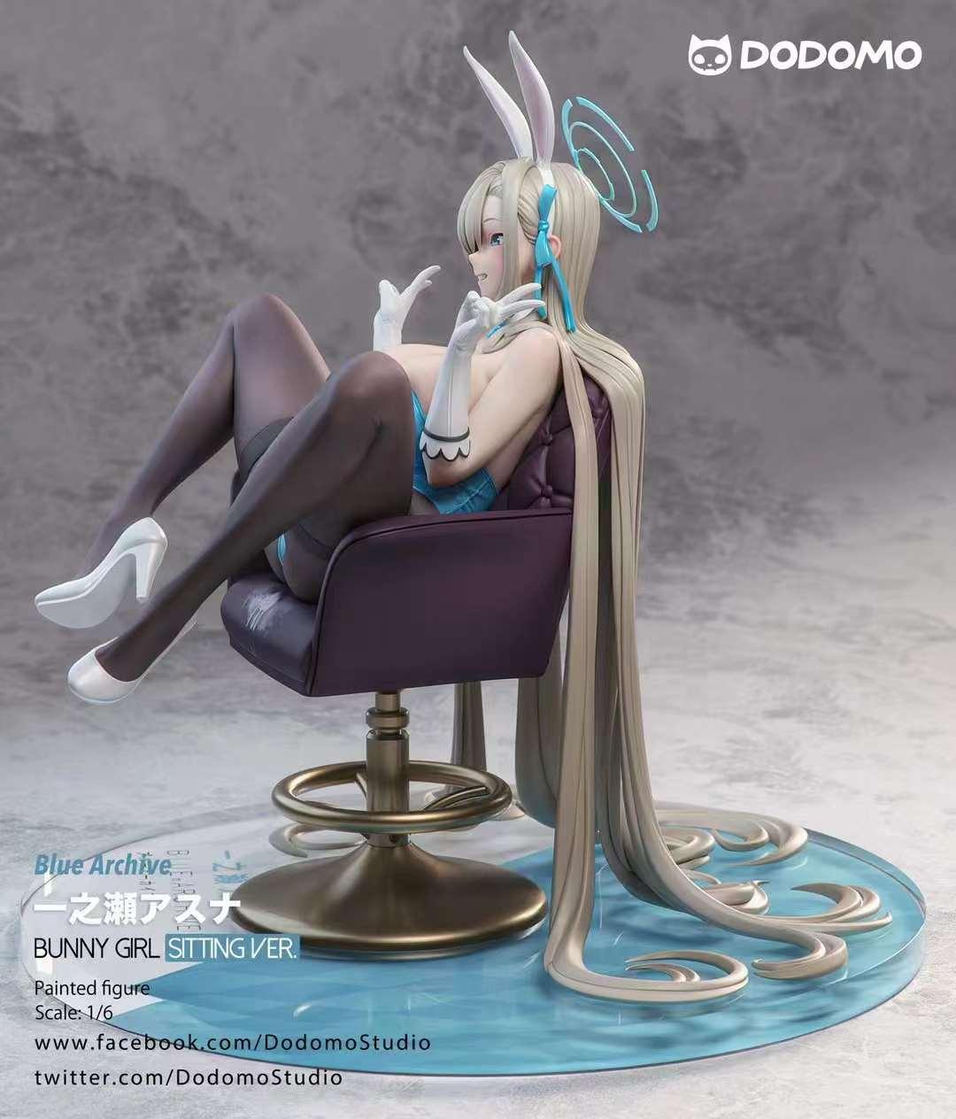 Dodomo - 1:6 Ichinose Asuna Bunny Girl Sitting Version Figure Statue - inshobby.com