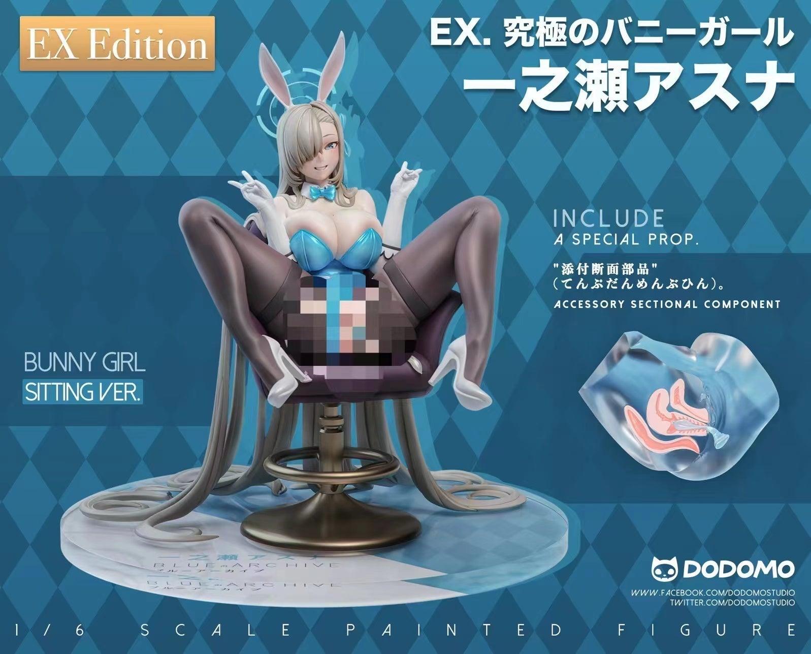 Dodomo - 1:6 Ichinose Asuna Bunny Girl Sitting Version Figure Statue - inshobby.com