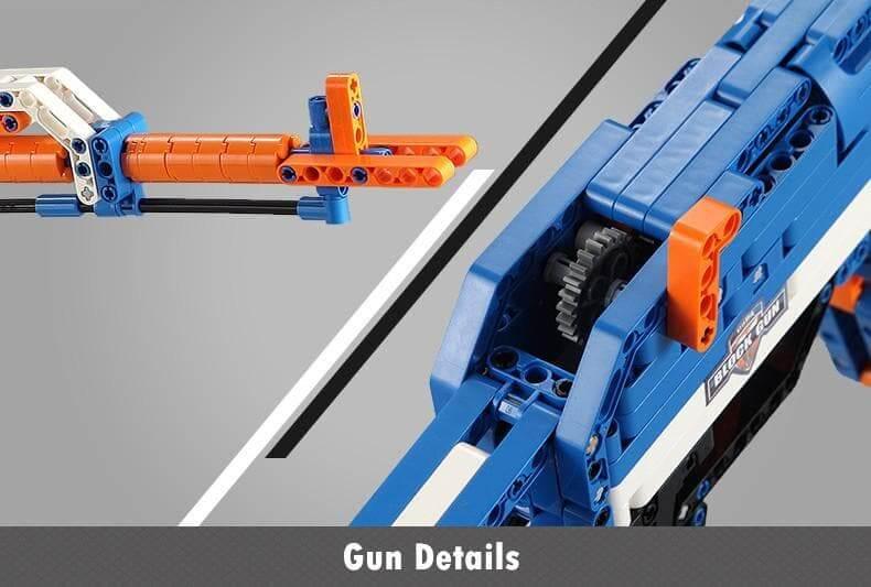Double E - 1:1 AK-47 Assault Rifle Machine Gun Building Blocks Set - inshobby.com