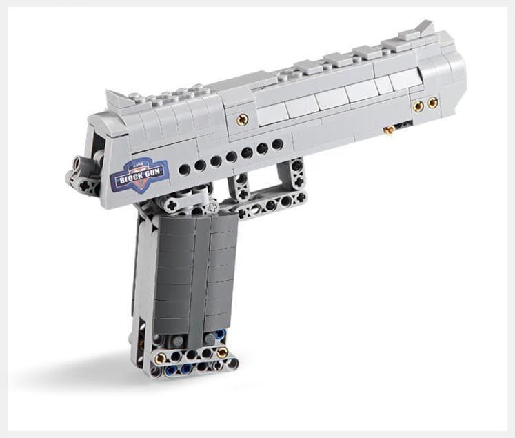 Double E - 1:1 Desert Eagle Falcon Magnum Gun Building Blocks Set - inshobby.com