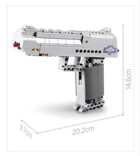 Double E - 1:1 Desert Eagle Falcon Magnum Gun Building Blocks Set - inshobby.com