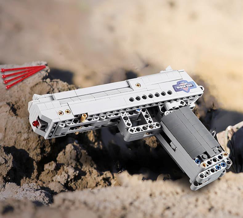 Double E - 1:1 Desert Eagle Falcon Magnum Gun Building Blocks Set - inshobby.com