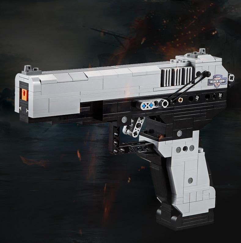 Double E - 1:1 Heckler & Koch MK 23 Pistol Gun Building Blocks Set