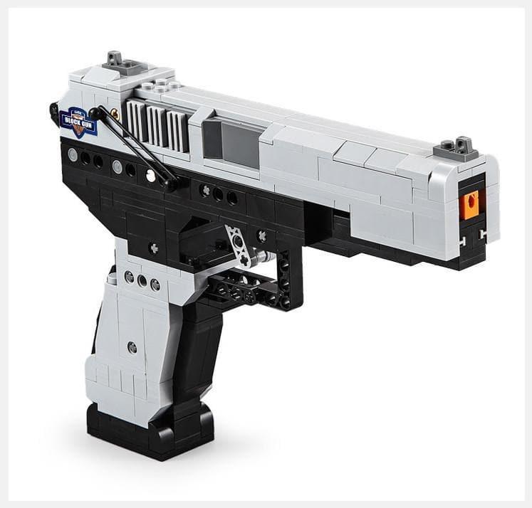 Double E - 1:1 Heckler & Koch MK 23 Pistol Gun Building Blocks Set