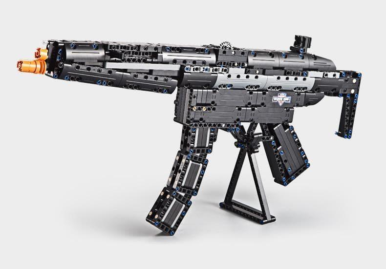 Double E - 1:1 Heckler & Koch MP5 Submachine Gun Building Blocks Set - inshobby.com