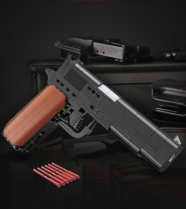 Double E - 1:1 M1991 Pistol Gun Handgun Building Blocks Set