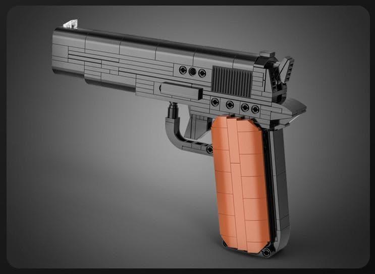Double E - 1:1 M1991 Pistol Gun Handgun Building Blocks Set