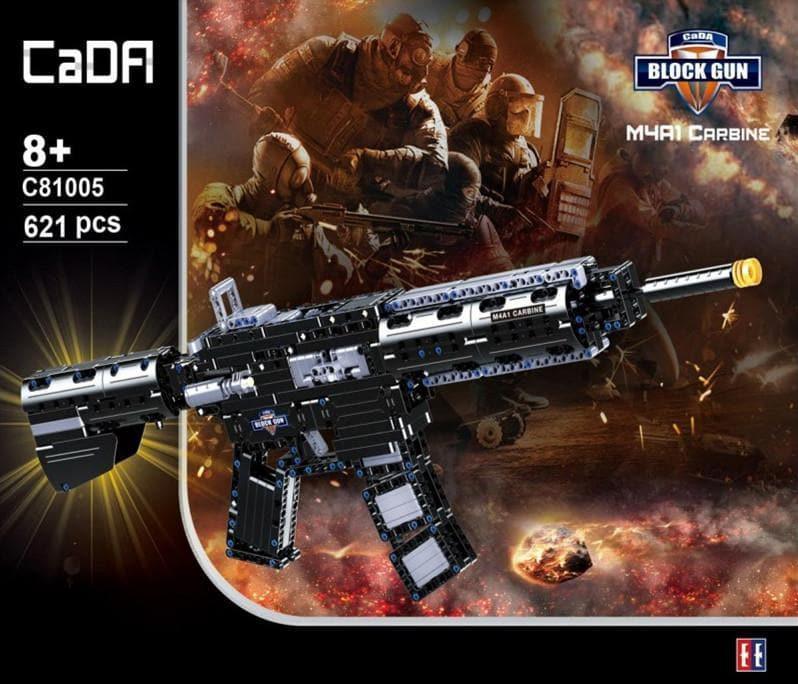 1:1 M4A1 Carbine Assault Rifle Gun Building Blocks Set