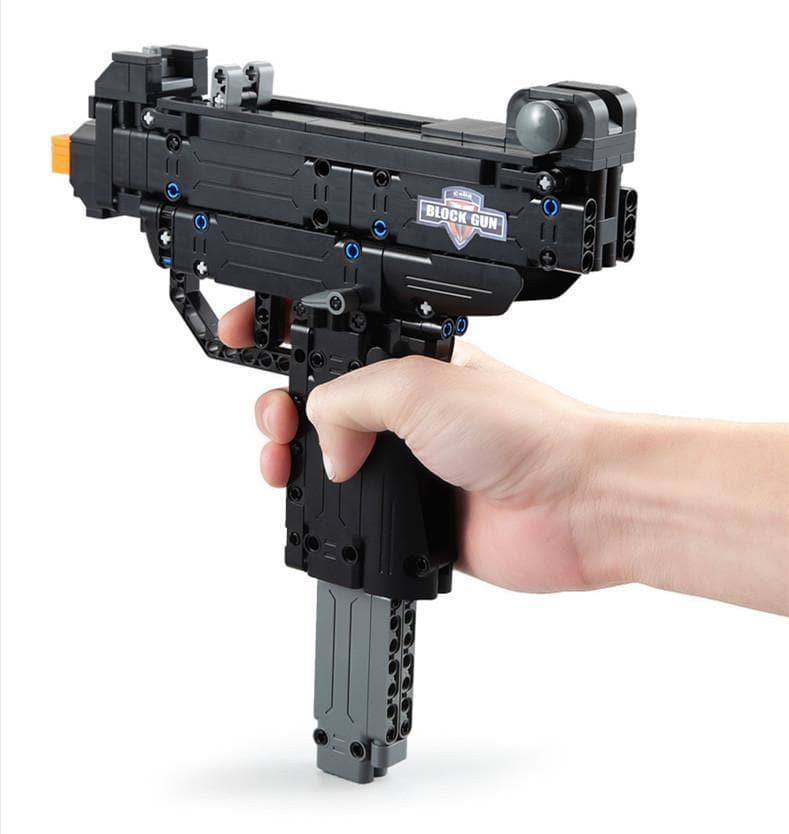 Double E - 1:1 Micro UZI Submachine Gun Building Blocks Set