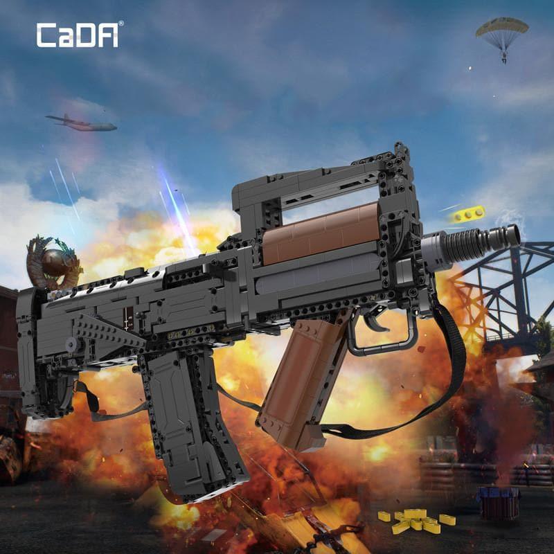 1:1 OTs-14 Groza Assault Rifle Gun Building Blocks Set