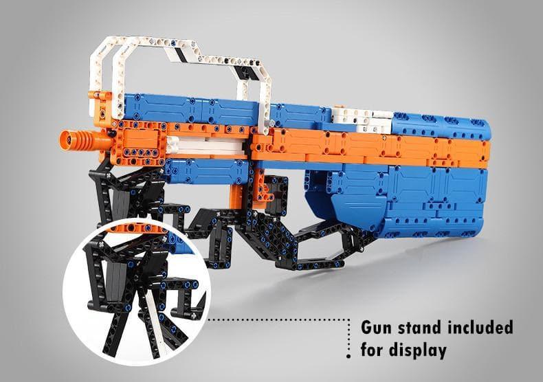 Double E - 1:1 P90 Assault Rifle Submachine Gun Building Blocks Set